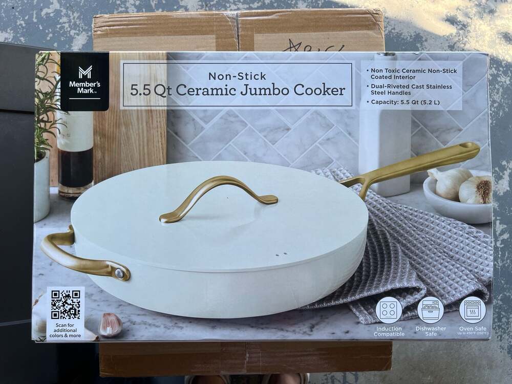 Member's Mark 5.5-Quart Non-Stick Ceramic Jumbo Cooker with Lid